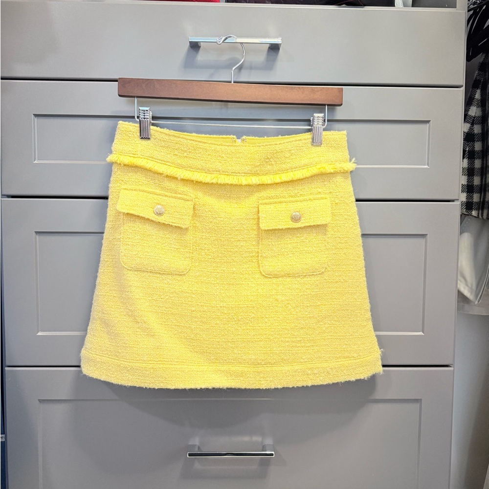 J. Crew Sunny Yellow Mini Skirt
